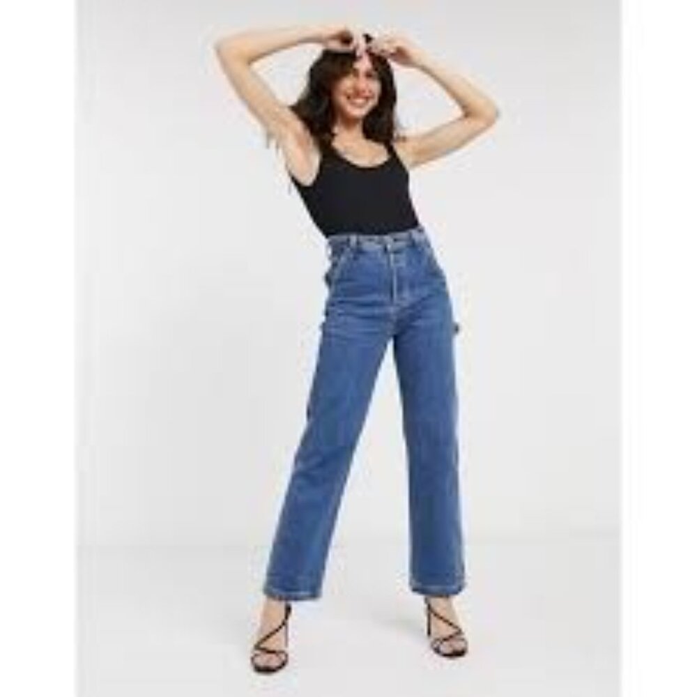 Levis Ribcage Straight carpenter utility jeans size 26